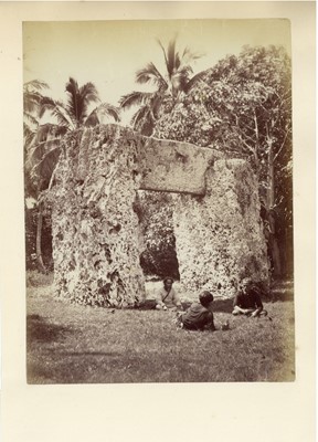 Lot 110 - ALFRED BURTON (att.)(1834-1914), A Fijian Dolmen