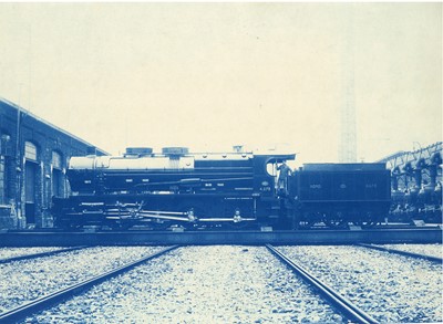 Lot 88 - Railway Interest, A Very Large Cyanotype