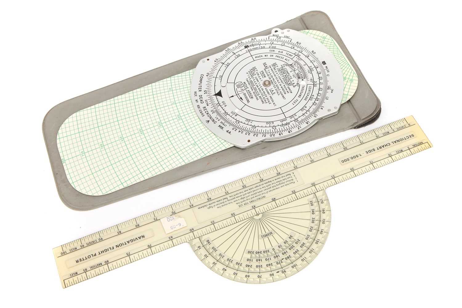 Lot 184 - Royal Air Force Dead Reckoning Computer & Navigation Flight Plotter