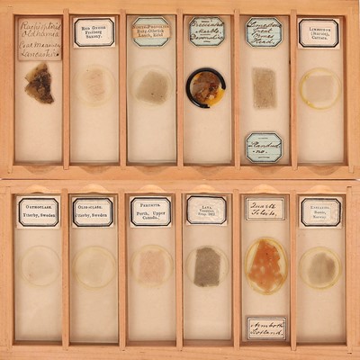 Lot 21 - A Microscope Mineral Slide Collection