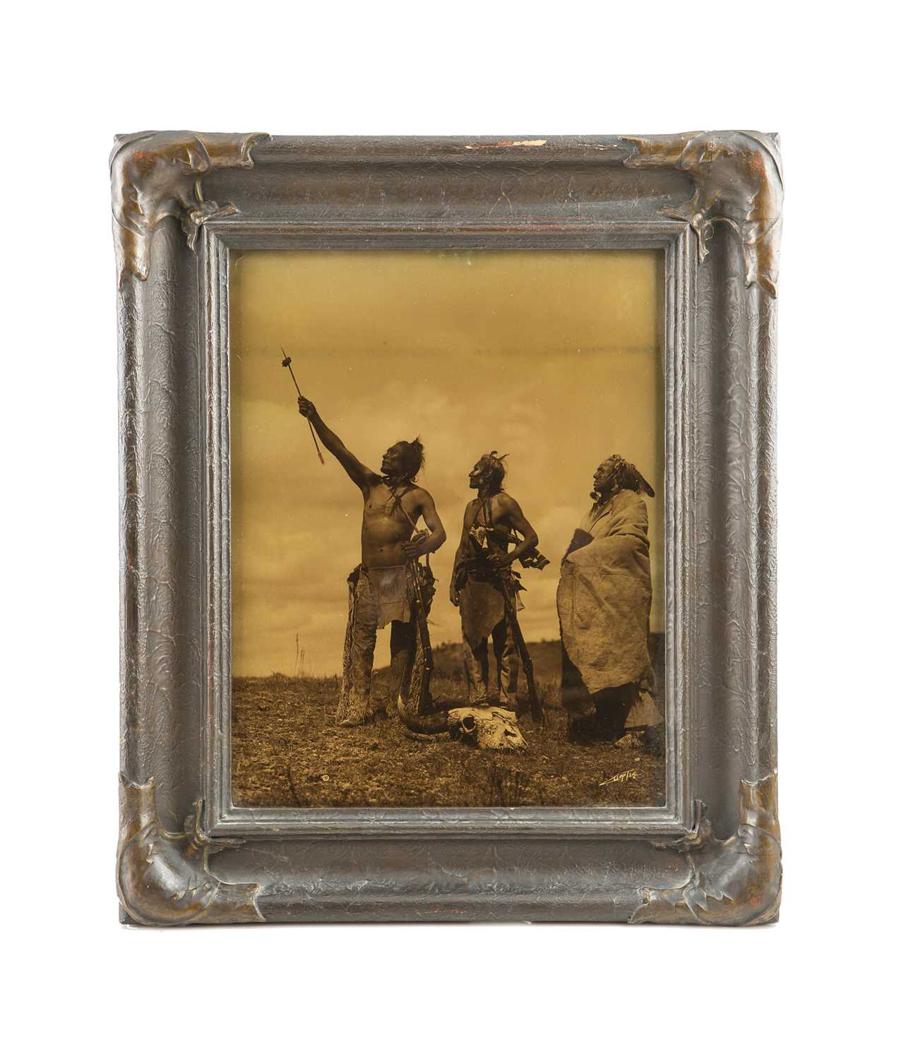 Lot 72 - EDWARD S CURTIS (1868-1952) The Oath, Apsaroke, 1908