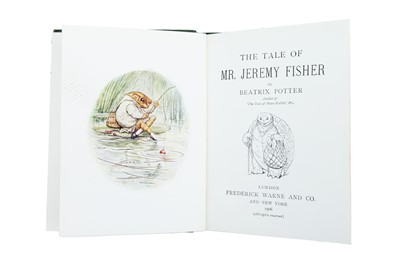 Lot 4 - Potter (Beatrix). The Tale of Mr. Jeremy Fisher, 1st Edition, 1906