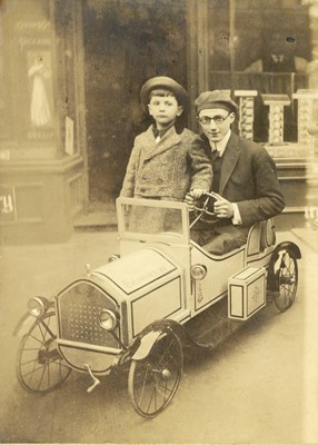 Lot 186 - H SCHONLAND,  Photograph of Children's Pedal Car