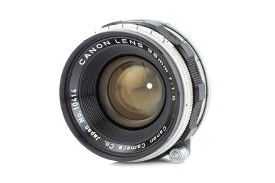 Lot 113 - A Canon f/1.5 35mm Lens