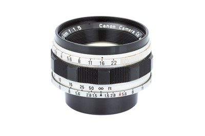 Lot 113 - A Canon f/1.5 35mm Lens