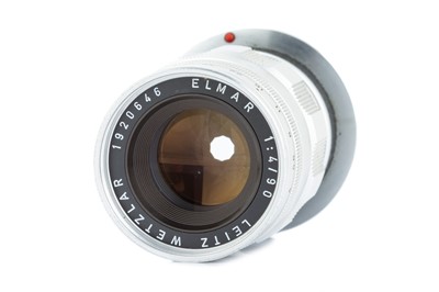 Lot 79 - A Leitz '3-Element' Elmar f/4 90mm Lens