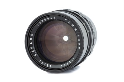 Lot 77 - A Leitz Summicron f/2 90mm Lens