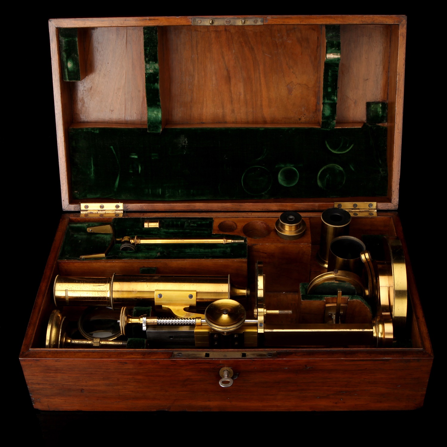 Lot 174 - A Simon Plossl Microscope,