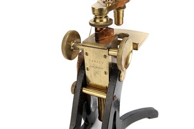 Lot 25 - A Microscope by Varley