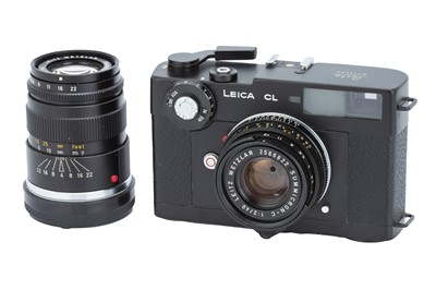 Lot 56 - A Leica CL Rangefinder Camera Outfit