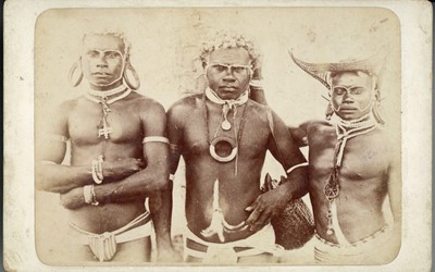 Lot 115 - Three 19th Century Photographs, Ethnographic Studies