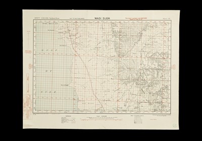Lot 58 - A Collection of WWII & Later Maps of the Suez Canal