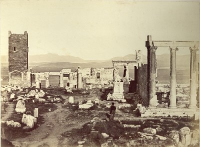 Lot 94 - PETROS MORAITES (c.1835-1905), View on the Acropolis