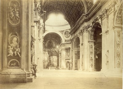 Lot 95 - Four Large 19th Century Photographs of the Vatican