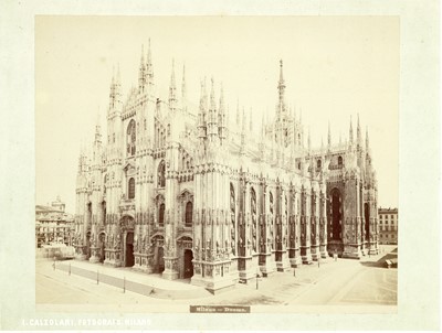 Lot 97 - ICILIO CALZOLARI (1833-1906), GIOCOMO BROGI (1822-1881) Photographs of Milan
