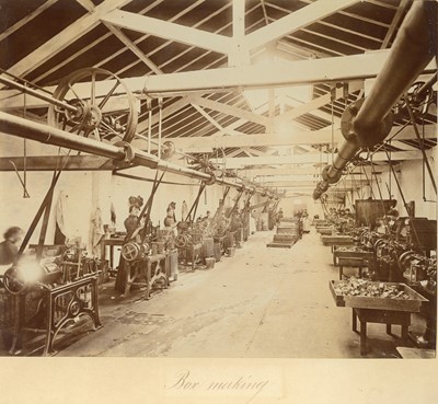 Lot 84 - Three Large Photographs of Victorian Women Factory Workers
