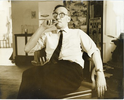 Lot 143 - William  Burroughs in New York, Vintage Photograph