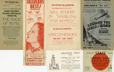 Lot 52 - A Collection of Early and Mid 20th Century Cinema Ephemera