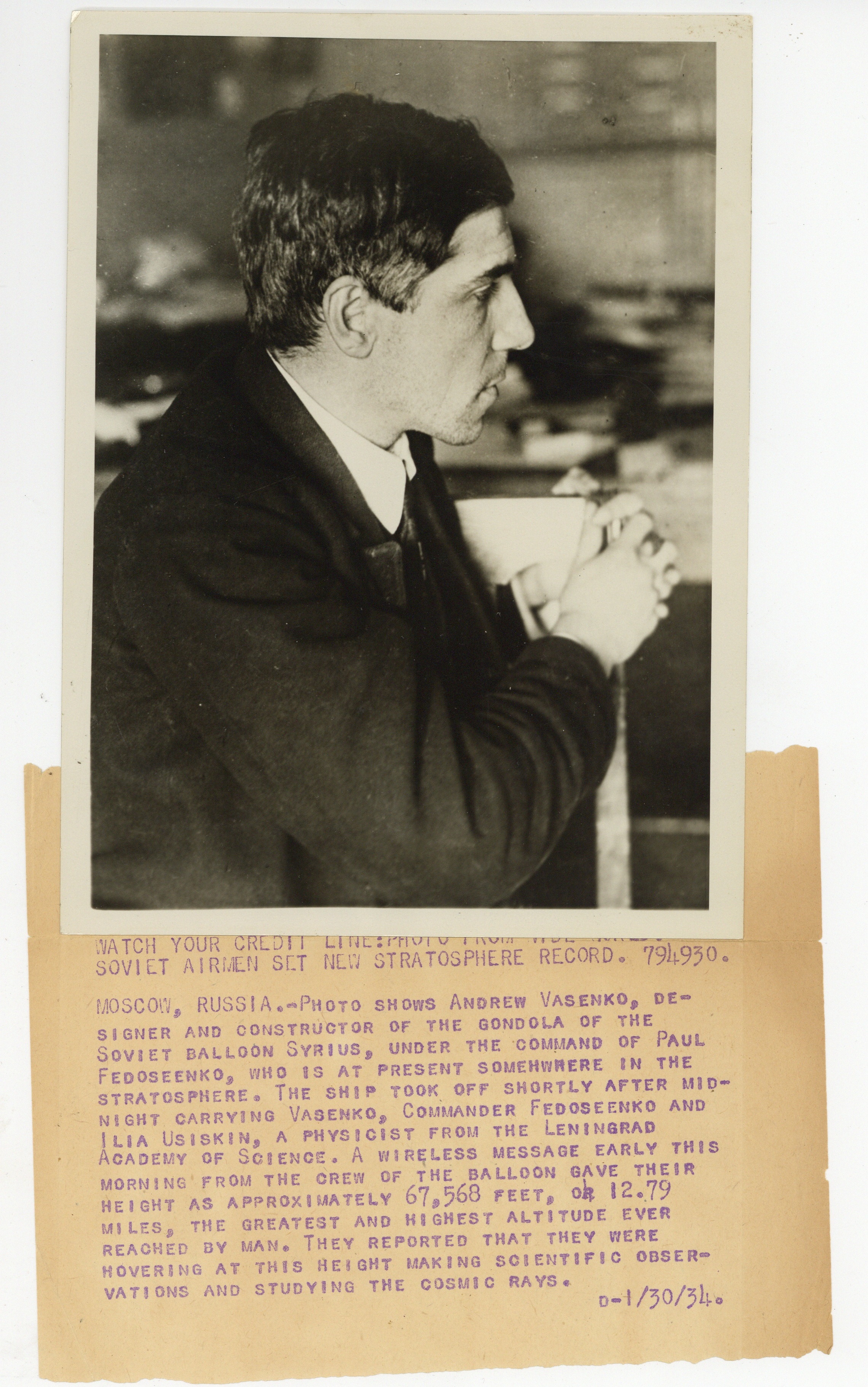 Lot 177 - Two Soviet Press Photographs, 1930's Accent