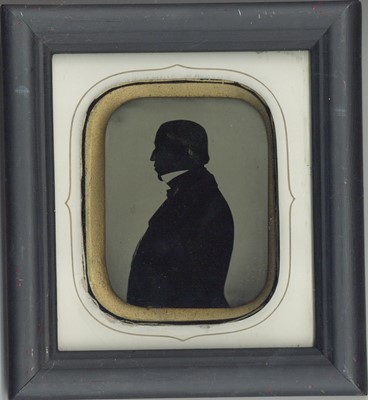 Lot 93 - An Unusual Ambrotype Photograph of a Silhouette