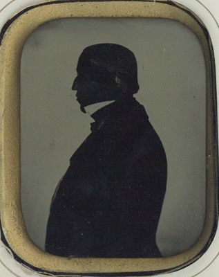 Lot 93 - An Unusual Ambrotype Photograph of a Silhouette