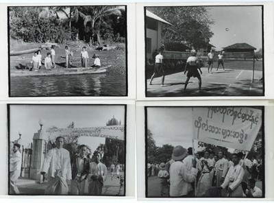 Lot 146 - PAUL POPPER ARCHIVE, 132 Vintage Photographs of Burma (Myanmar)