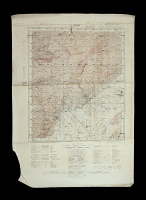 Lot 63 - A Collection of WWII Anglo-French Maps of Lebanon