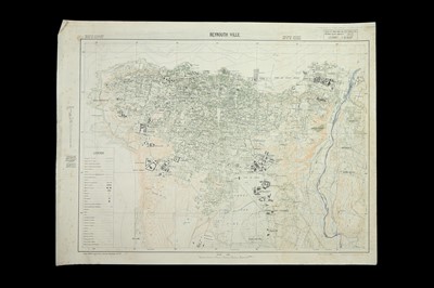 Lot 64 - A Fine WWII Map of Beyrouth Ville (Beirut, Lebanon)