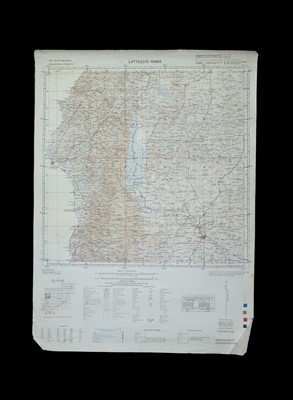 Lot 66 - A Collection of WWII Military Maps of  Syria