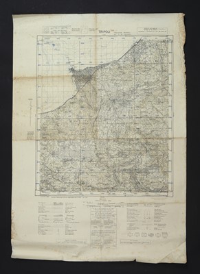 Lot 65 - Two Anglo-French WWII Military Maps of Libya