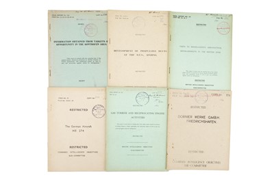 Lot 39 - A Collection of 6 WWII Restricted British Intelligence Reports