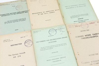 Lot 39 - A Collection of 6 WWII Restricted British Intelligence Reports