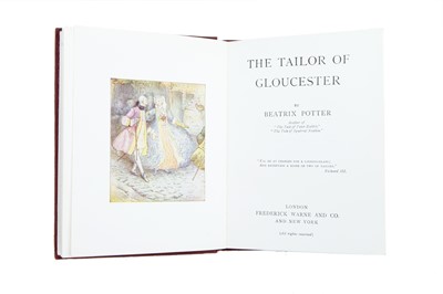 Lot 7 - Potter (Beatrix) The Tailor of Gloucester, second edition