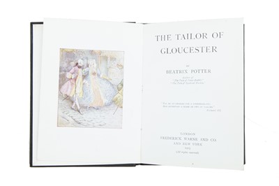Lot 10 - Potter (Beatrix) The Tailor of Gloucester, first trade edition