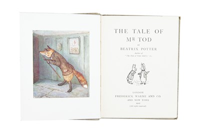 Lot 14 - Potter (Beatrix), The Tale of Mr. Tod, first edition
