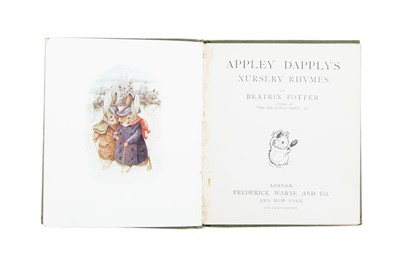 Lot 18 - Potter (Beatrix), Appley Dapply's Nursery Rhymes, first edition