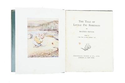 Lot 21 - Potter (Beatrix), The Tale of Little Pig Robinson, first edition