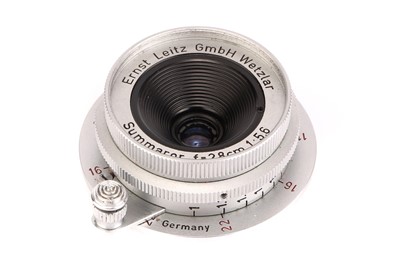 Lot 1037 - A Leitz 'Summaror' f/5.6 28mm Lens