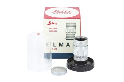 Lot 38 - A Leitz Elmar '3 Element' f/4 90mm Lens