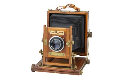 Lot 271 - A John Nesbitt 7x5" Large Format Field Camera Camera