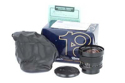 Lot 193 - A Carl Zeiss Distagon T* f/4 18mm Lens