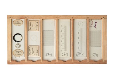 Lot 420 - A Large Collection of Microscope Slide Micrometers