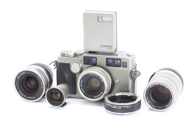 Lot 216 - A Contax G2 Rangefinder Outfit