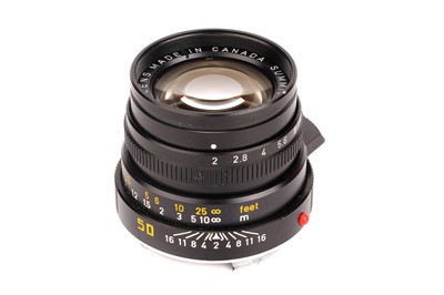 Lot 1078 - A Leitz Summicron-M f/2 50mm Lens