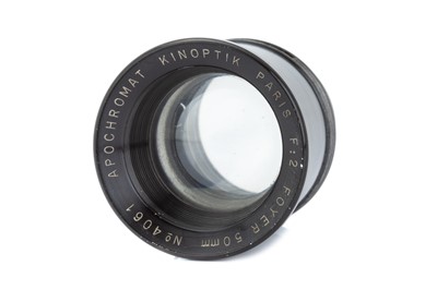 Lot 315 - A Kinoptik Paris Foyer Apochromat f/2 50mm Lens