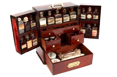 Lot 36 - An Exceptionally Large & Well Appointed Domestic Medicine Chest