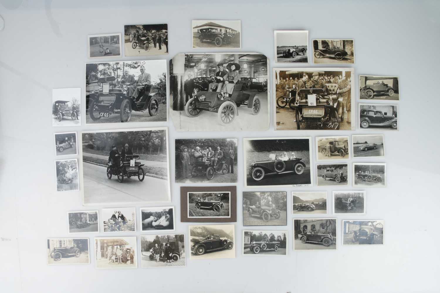 Lot 344 - A Collection of 31 Vintage Photographs of Cars