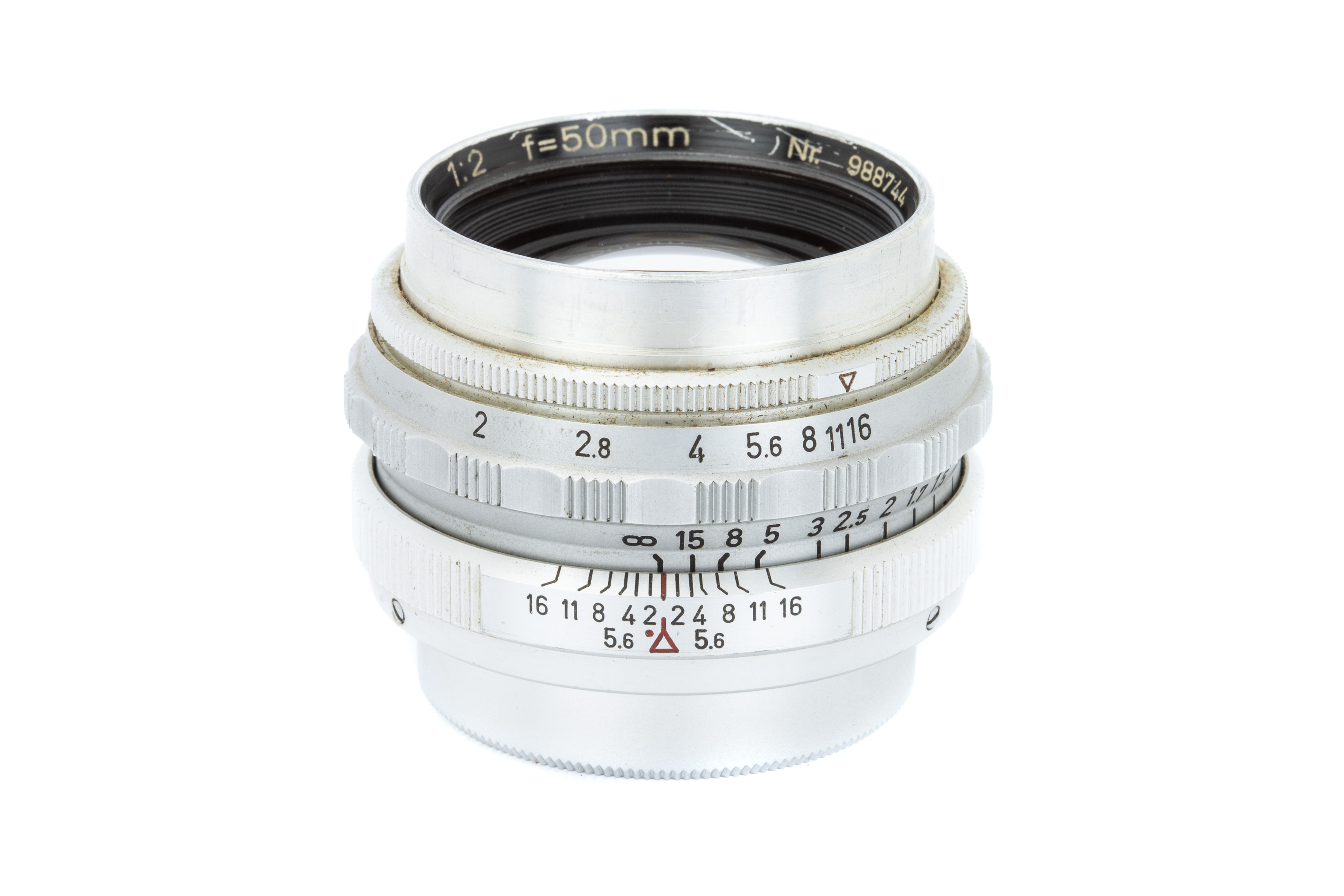 Lot 139 - A Steinheil Quinon f/2 50mm Lens,