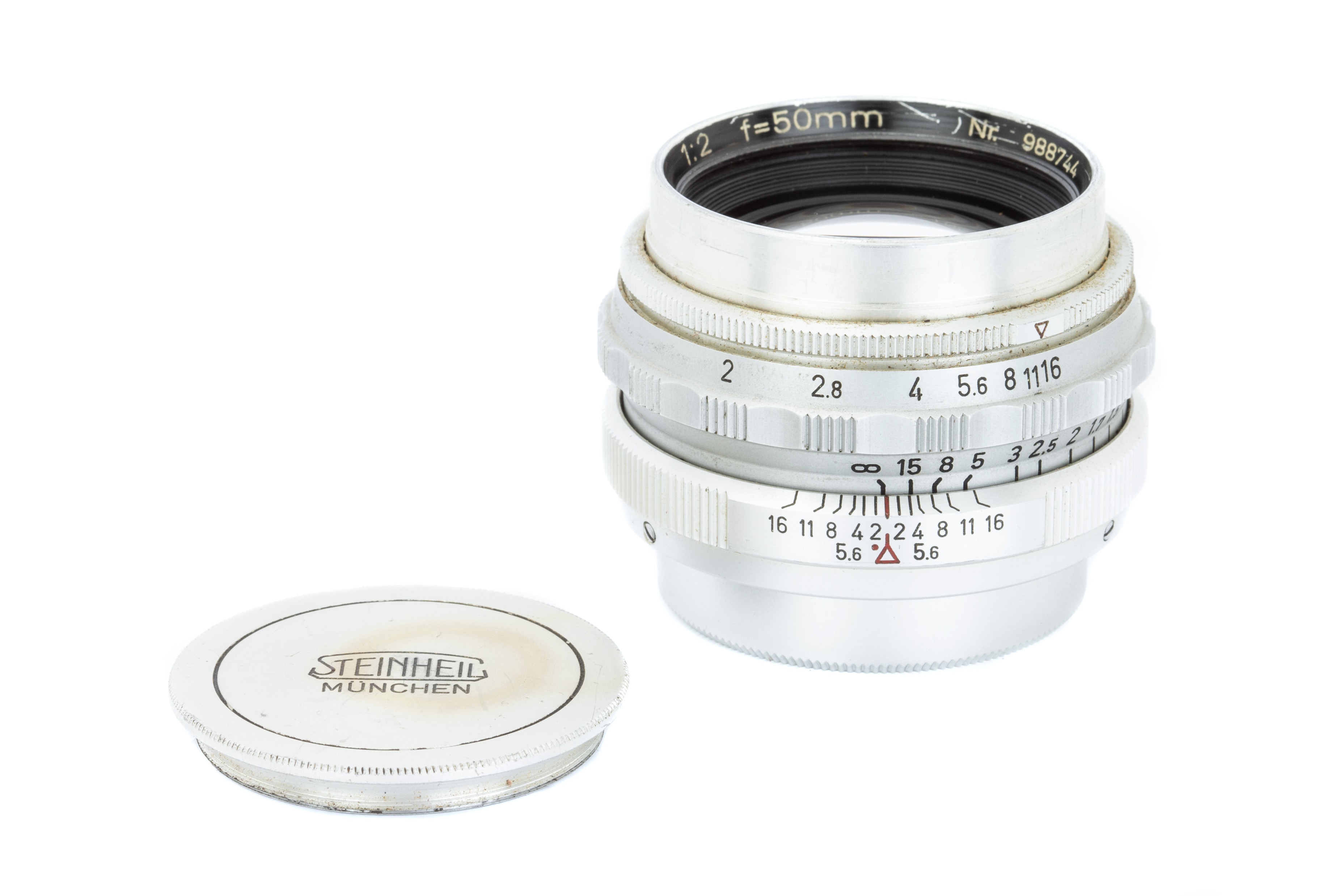 Lot 139 - A Steinheil Quinon f/2 50mm Lens,