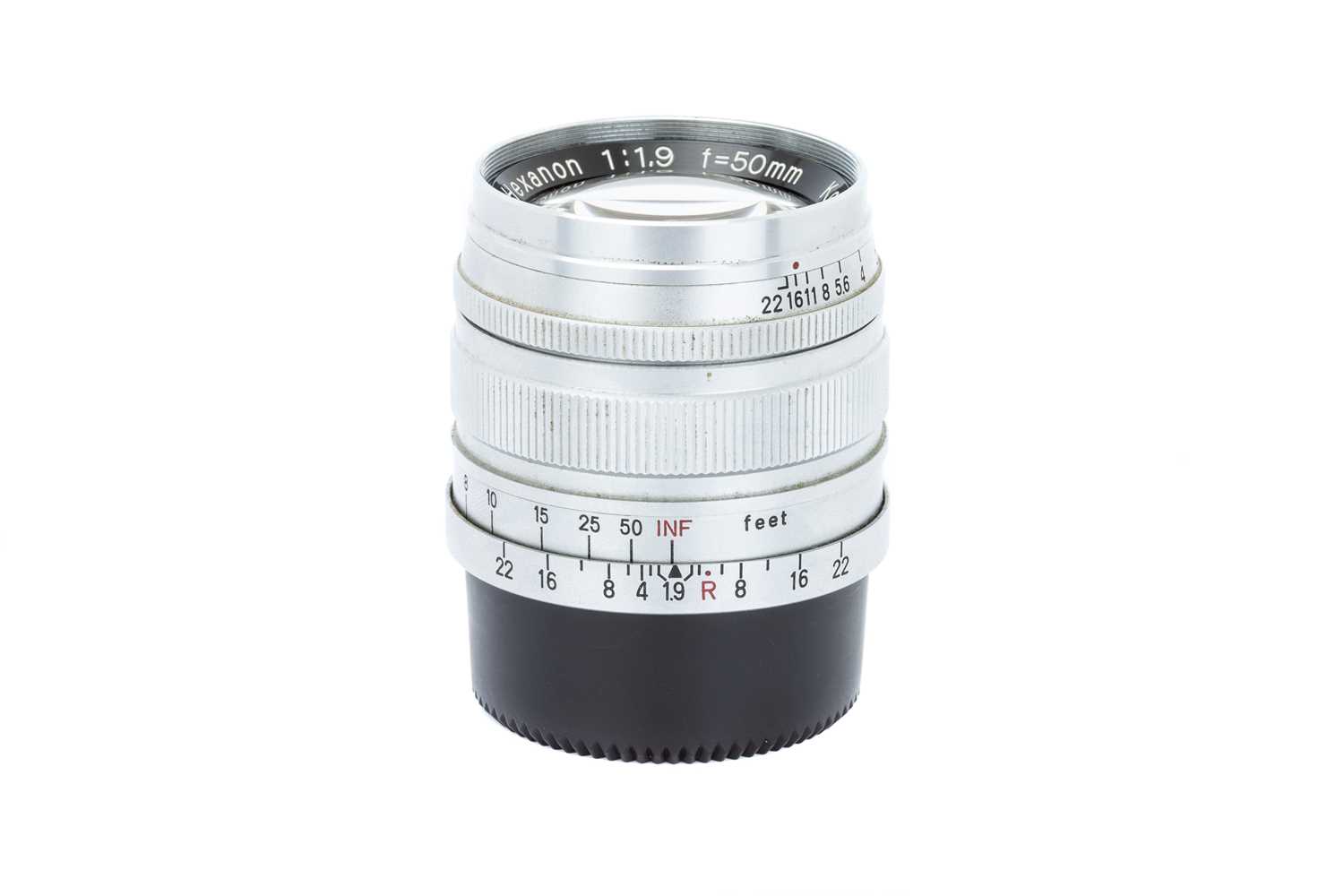 Lot 119 - A Konishiroku Hexanon f/1.9 50mm Lens